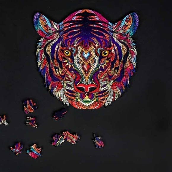 Wooden Puzzle - Tiger - Picture 3 of 5